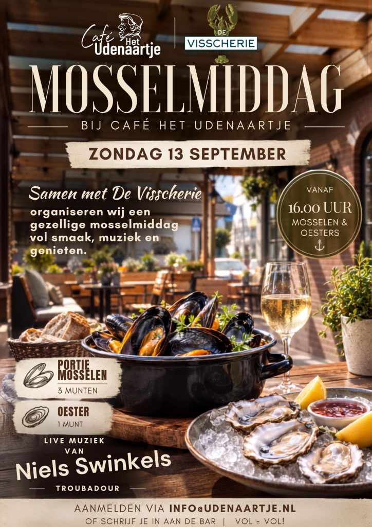 Mosselmiddag 13 September 2026